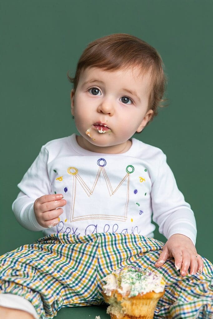 New Orleans Family Photographer; New Orleans Photographer; NOLA photographer; Mardi Gras Themed Birthday Photo Session