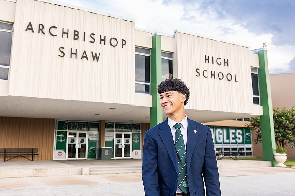 NOLA Photographer; New Orleans Senior Photographer; New Orleans Photographer; Archbishop Shaw Senior Session