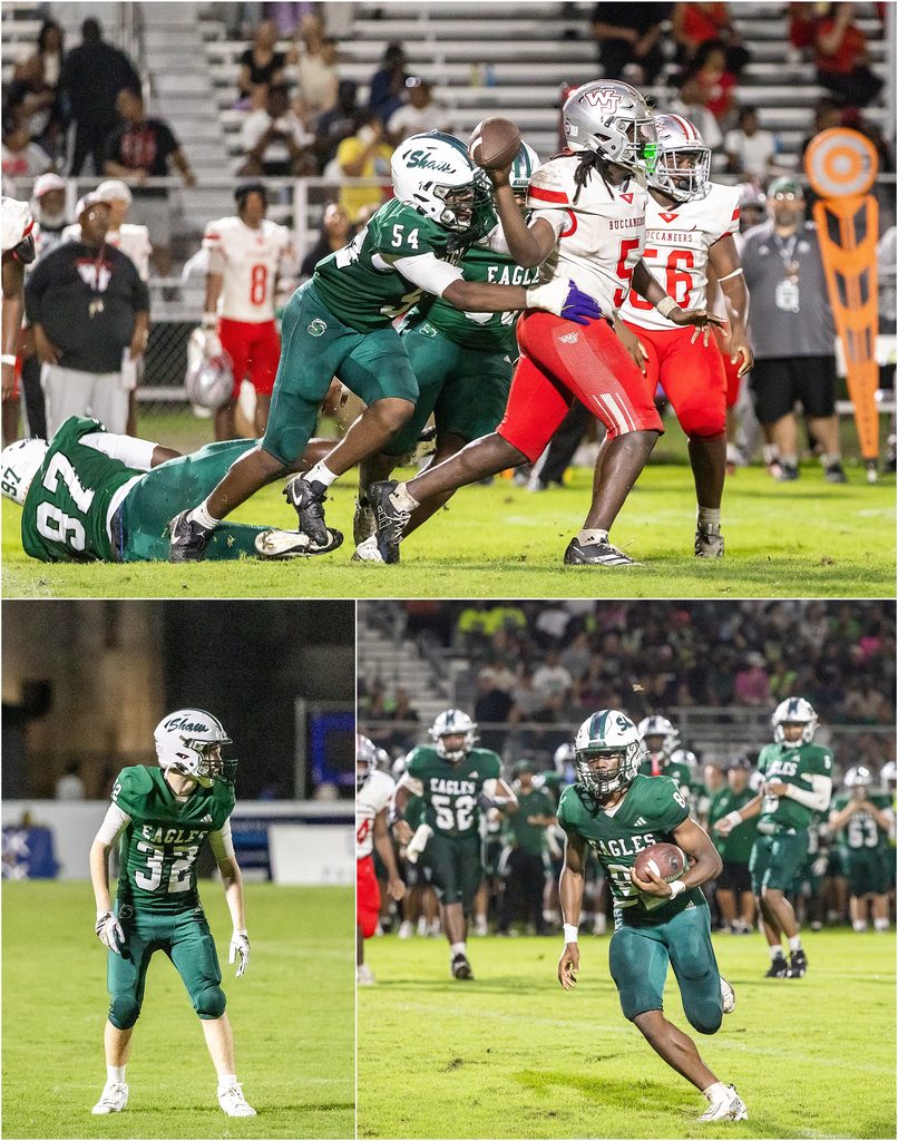 Archbishop Shaw Eagles football player defense and offense